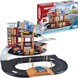 Gran set de garaje Motor City Plus con coche urbano