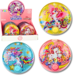 Juego de agua Unicornio – juego de bolsillo redondo 10 cm