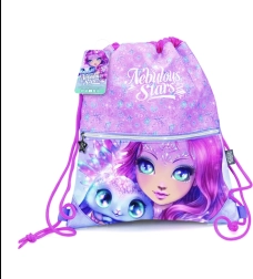 Bolsa con cordón ajustable NEBULOUS STARS Cristalia 41 cm