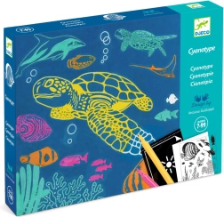 Set creativo Djeco Mundo submarino – cianotipia para niños