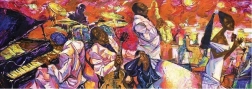 Puzle panorámico ART PUZZLE Colores del jazz 1000 piezas