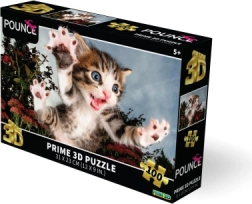 Puzzle 3D – gatito saltando 100 piezas