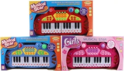 Piano infantil con sonidos de animales a pilas