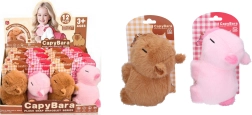 Pulsera de peluche con forma de capibara de 16 cm - 1 unidad
