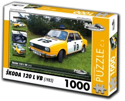 Puzzle RETRO-AUTA Škoda 120 L VB 1000 piezas