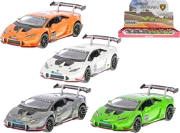 Modelo metálico Lamborghini Huracán LP620-2 1:36 con retroceso, 12 cm
