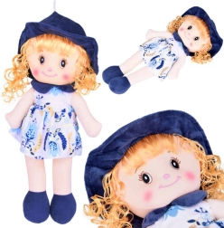 Muñeca textil suave con sombrero