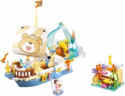 Set de construcción Sluban Girls Dream Barco para Cazadores de Tesoros