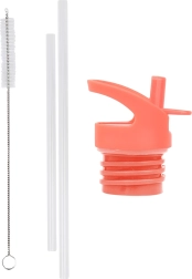 A Little Lovely Company set de tapón, cepillo y pajita para botella de acero inoxidable 350 ml – Zábava