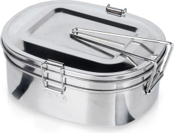 Fiambrera de acero para turismo/almuerzo 2 piezas 350/900 ml REDCLIFFS