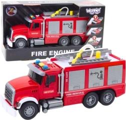 Woopie camión de bomberos 1:14 con pulverización de agua, luces y sonidos