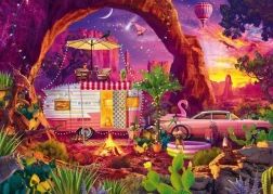 Puzzle Acampada en el desierto 1000 piezas