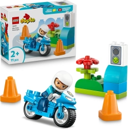 LEGO DUPLO moto de policía azul