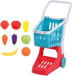 PlayGo carrito de la compra con alimentos