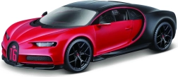 Bburago 1:32 BUGATTI CHIRON Sport modelo metálico rojo