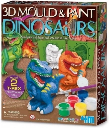 Set creativo moldes de yeso – dinosaurios T‑Rex