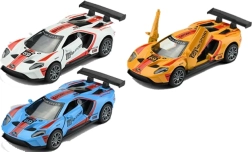 Coche de carreras metálico con retroceso