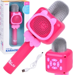 Micrófono karaoke infantil inalámbrico con grabación y Bluetooth