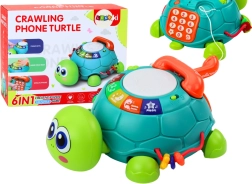 Teléfono interactivo de tortuga LEAWI 6en1