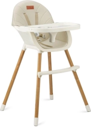Trona para comer MoMi Reki beige 3 en 1