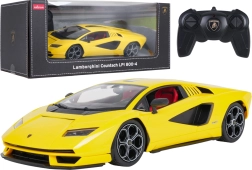 Coche teledirigido Rastar Lamborghini Countach LPI 800-4 amarillo 1:16