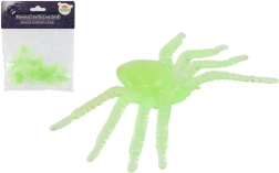 Arañas de plástico luminosas en la oscuridad 20 uds