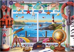 Educa Puzzle Vida en el puerto 1000 piezas
