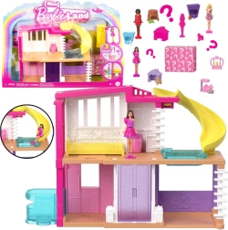 Mattel Mini BarbieLand casita para muñecas con muñeca, mascota y accesorios