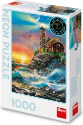 Puzle neón Faro 1000 piezas