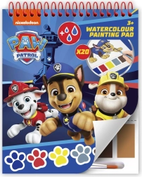 La Patrulla Canina: bloc de espiral con láminas para colorear y pinturas