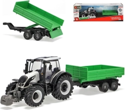 Tractor metálico con remolque VALTRA N174 – remolque basculante (10 cm) de Bburago