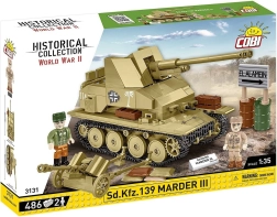 Maqueta Sd.Kfz. Marder III – cazacarros (486 piezas)
