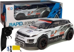 Coche de carreras teledirigido 1:10 blanco