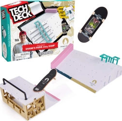 Rampa de fingerboard Tech Deck Shane O'Neill Paris 2024 con tabla