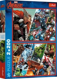 Puzzle 2×200 piezas Avengers – Defensores del mundo MARVEL