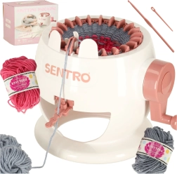 Máquina de tejer circular de 22 agujas con set de hilo