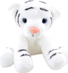 Tigre blanco de peluche 15 cm