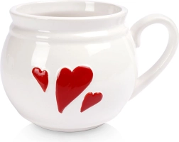 Taza de cerámica Corazón 800 ml