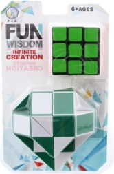 Cubo plegable y rompecabezas con forma de corazón, set de 2 uds.
