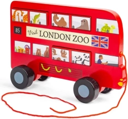 Autobús londinense de madera de arrastre Bigjigs Toys