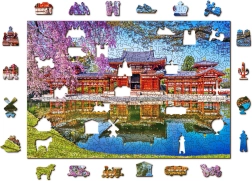Puzle de madera WOODEN CITY templo BYODO‑IN, Kioto – 505 piezas