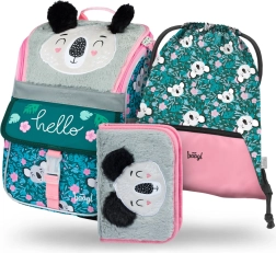 Baagl set de 3 piezas Zippy Baby Koala: mochila escolar, estuche, bolsa
