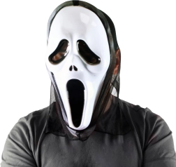 Máscara de fantasma Grito para Halloween