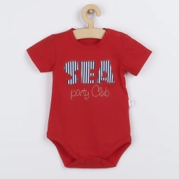 Body veraniego para bebé Koala Sea Party rojo