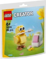 LEGO Creator pintado de huevos de Pascua con pollito