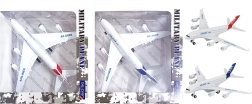 Avión metálico con efectos 1:300, retrofricción