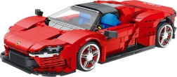 Juego de construcción coche deportivo rojo 1168 piezas