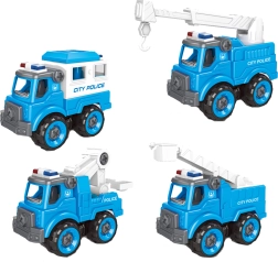 Cochecito de policía atornillable 11 cm