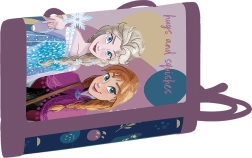 Cartera textil infantil FROZEN con cierre de velcro