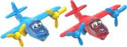 Avión de plástico para niños con cabina abatible, 28 × 24 cm, 2 colores